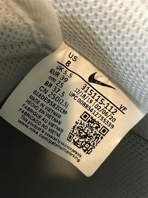 how do you know if nike shoes are fake|check nike serial number.